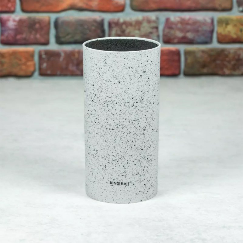 CEPPO COLTELLI CON RIVESTIMENTO IN MARMO Kinghoff KH-1092 Elegante portacoltelli