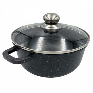 Kinghoff KH-1593 Pentola bassa da forno rivestita in marmo da 20 cm