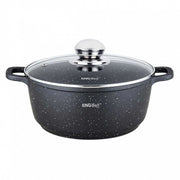 Kinghoff KH-1594 Pentola bassa da forno rivestita in marmo da 22 cm