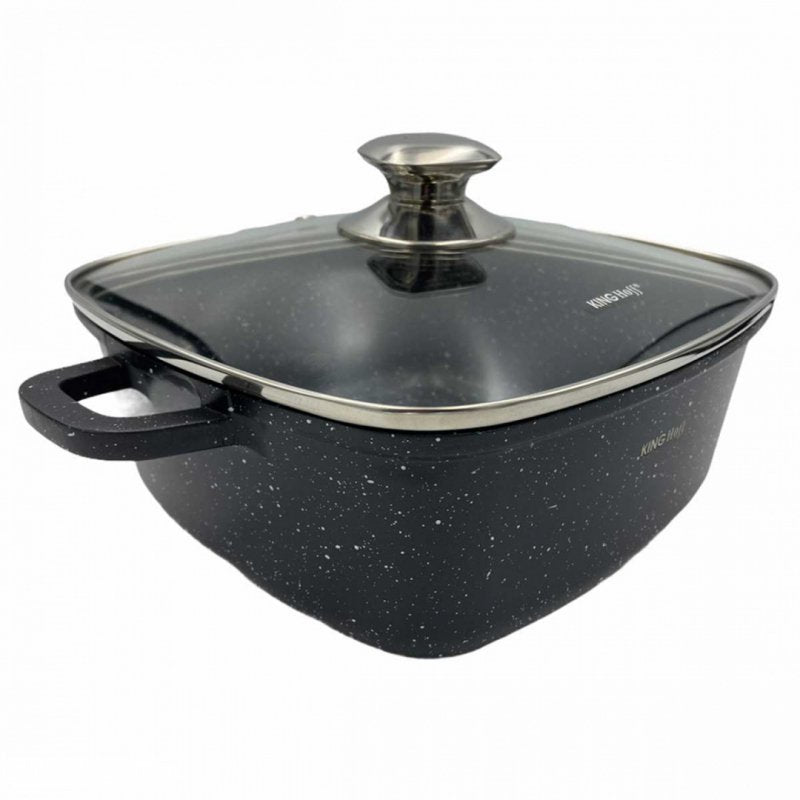Pentola da forno quadrata rivestita in marmo Kinghoff KH-1601 da 2,8 l