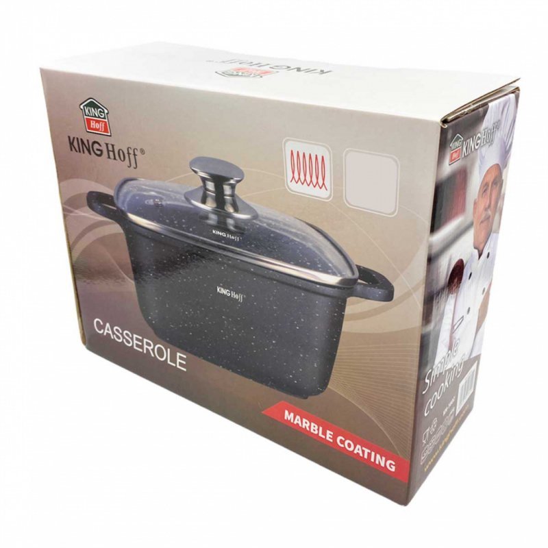 Pentola da forno rivestita in marmo Kinghoff KH-1603 da 24 cm