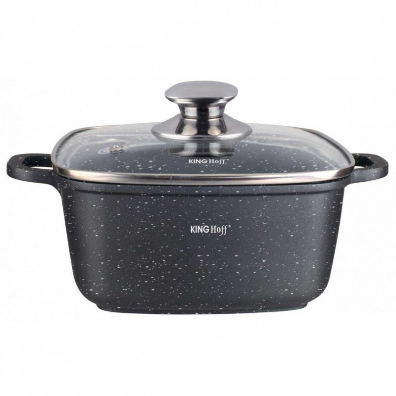 Pentola da forno quadrata rivestita in marmo Kinghoff KH-1604 26 cm 5,5 l