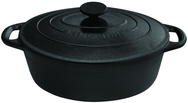 Kinghoff KH-1111 Teglia per arrosti in ghisa 33 cm 6,2 l Pentole