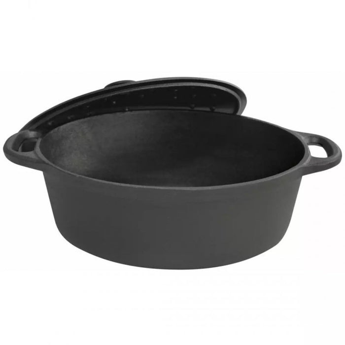Kinghoff KH-1111 Teglia per arrosti in ghisa 33 cm 6,2 l Pentole