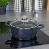 Kinghoff KH-1597 Pentola bassa da forno rivestita in marmo da 28 cm