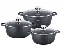 Set di pentole da forno rivestite in marmo Kinghoff KH-1606