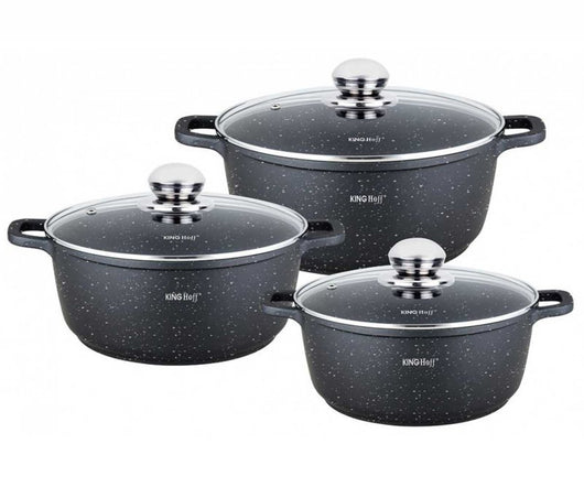 Set di pentole da forno rivestite in marmo Kinghoff KH-1606
