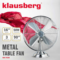 Ventilatore circolatore Klausberg KB-7538 con oscillazione e controllo a 3 velocità