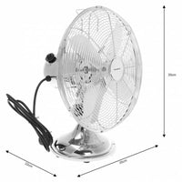 Ventilatore circolatore Klausberg KB-7537 con oscillazione e controllo a 3 velocità