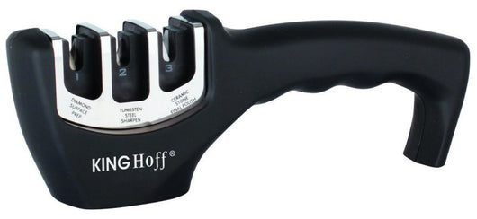 Affilatrice per coltelli a tre stadi Kinghoff KH-1116 con base antiscivolo