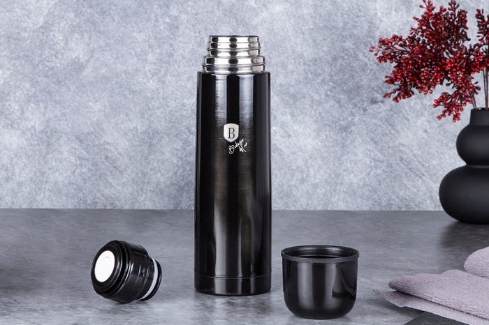 Berlinger haus BH-6818 Thermos in acciaio inossidabile 0,75L nero lucido