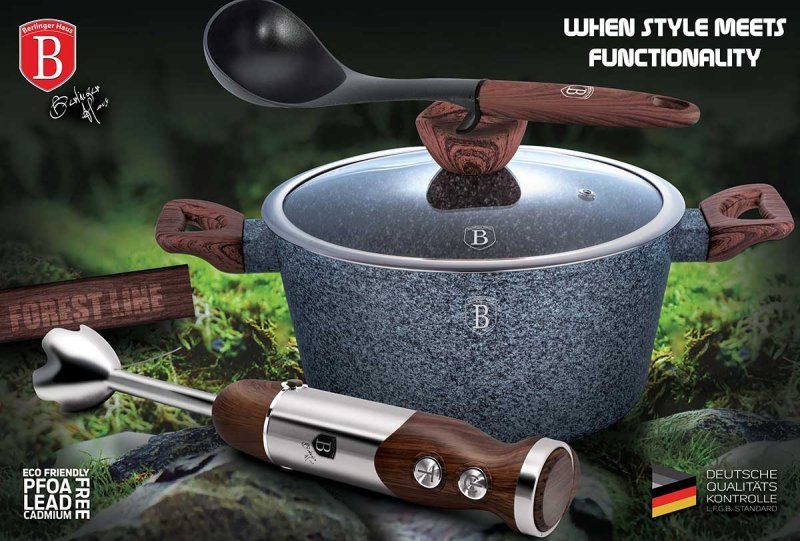 Berlinger haus BH-7060 Set di pentole in granito - Pentole e padelle antiaderenti