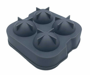Stampo in silicone Alpenburg per 4 palline di ghiaccio per bevande - Ice Ball Maker