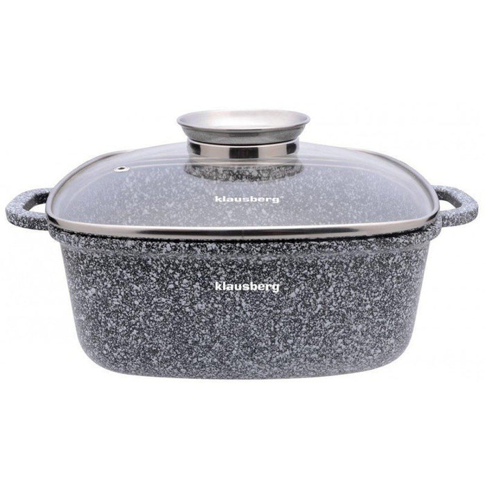 Klausberg KB-7529 Pentola in alluminio pressofuso con rivestimento in marmo da 22 cm