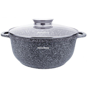 Set di pentole con rivestimento in marmo Klausberg KB-7533 per una cucina sana
