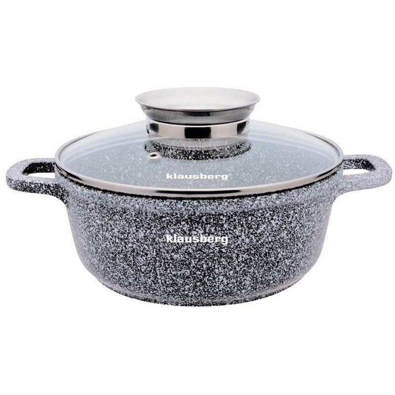 Set di pentole con rivestimento in marmo Klausberg KB-7533 per una cucina sana