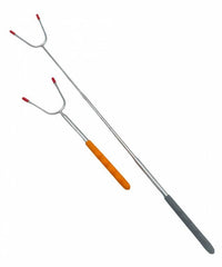 Set di forchette telescopiche Alpenburg per arrostire salsicce sul fuoco da campo