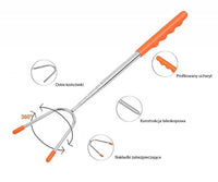 Set di forchette telescopiche Alpenburg per arrostire salsicce sul fuoco da campo