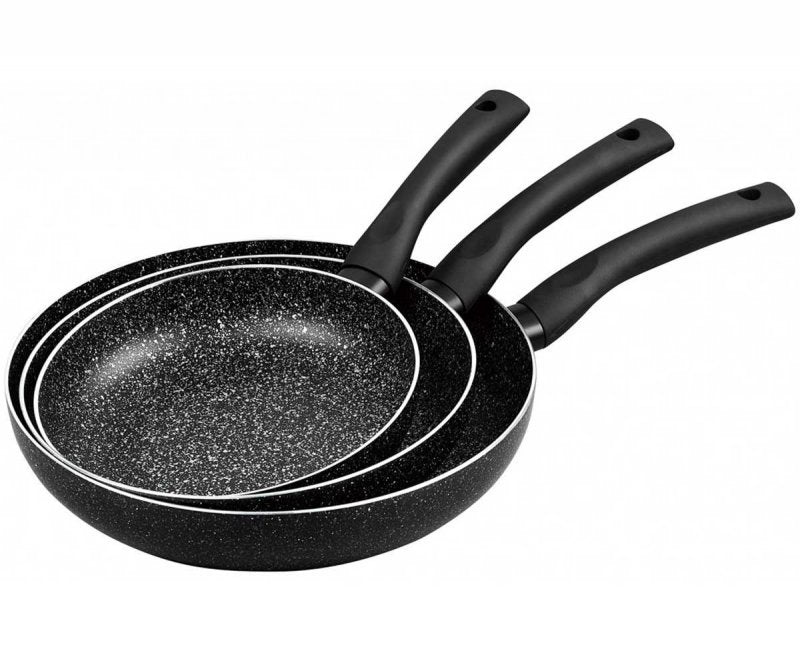 Set di padelle in marmo Kinghoff KH-1562 - Pentole antiaderenti resistenti