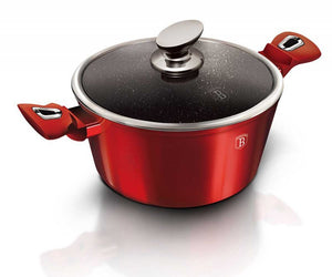 Berlinger haus BH-7030 Set di pentole in granito bordeaux da 13 pezzi