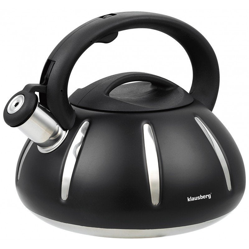 Klausberg KB-7548 Bollitore con fischietto 3L in acciaio inox a induzione