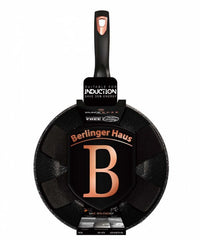 Berlinger haus BH-6178 Wok antiaderente in granito 30 cm Nero Rosa