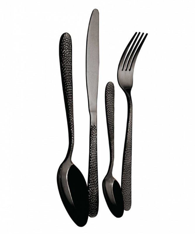 Berlinger haus BH-2620 Set di posate eleganti nere da 24 pezzi