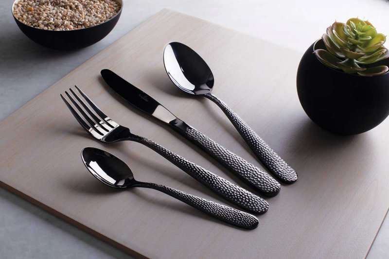 Berlinger haus BH-2620 Set di posate eleganti nere da 24 pezzi