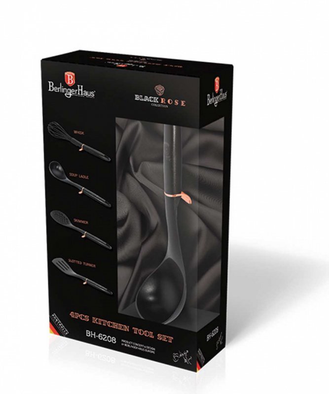 Berlinger haus BH-6208 Set di utensili da cucina in nylon - Resistente al calore e antibatterico