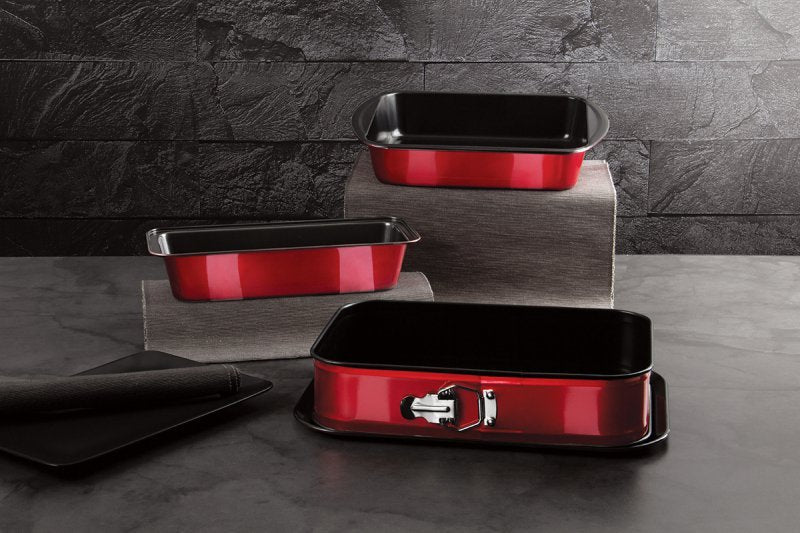 Berlinger haus BH-7632 Set di teglie da forno metallizzate bordeaux