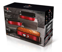 Berlinger haus BH-7632 Set di teglie da forno metallizzate bordeaux