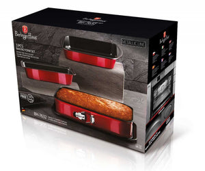 Berlinger haus BH-7632 Set di teglie da forno metallizzate bordeaux