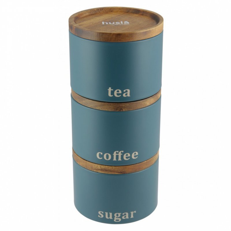 Husla 73943 Set di 3 contenitori per la conservazione della cucina marina