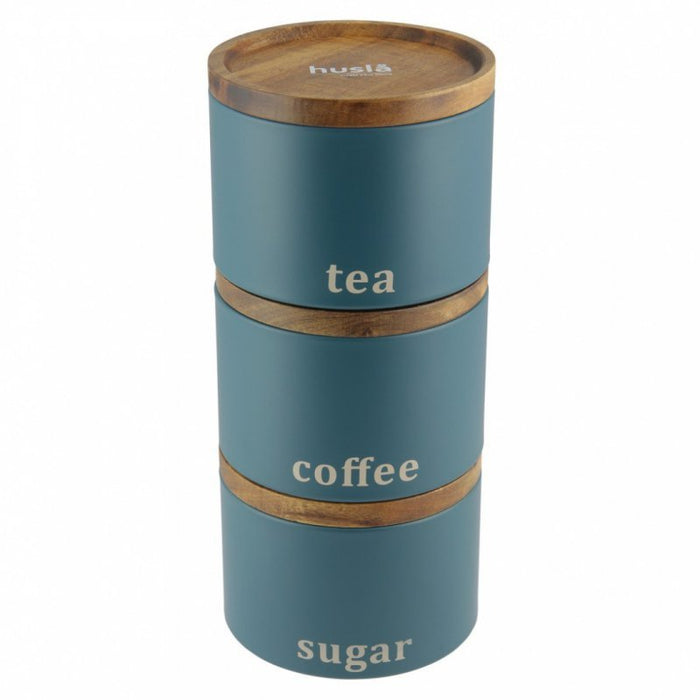 Husla 73943 Set di 3 contenitori per la conservazione della cucina marina