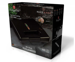 Berlinger Haus BH-9146 Piastra per waffle antiaderente con riscaldamento rapido