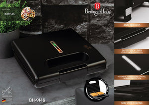 Berlinger Haus BH-9146 Piastra per waffle antiaderente con riscaldamento rapido