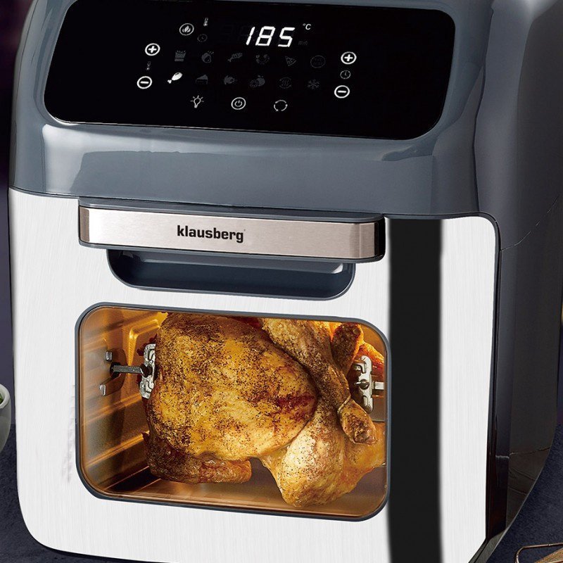 Friggitrice elettrica Klausberg KB-7557 con funzione girarrosto
