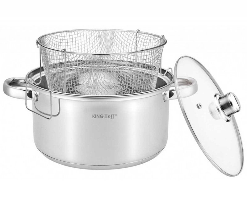 Pentola multifunzione Kinghoff KH-1630 da 5,5 l con cestello per friggere