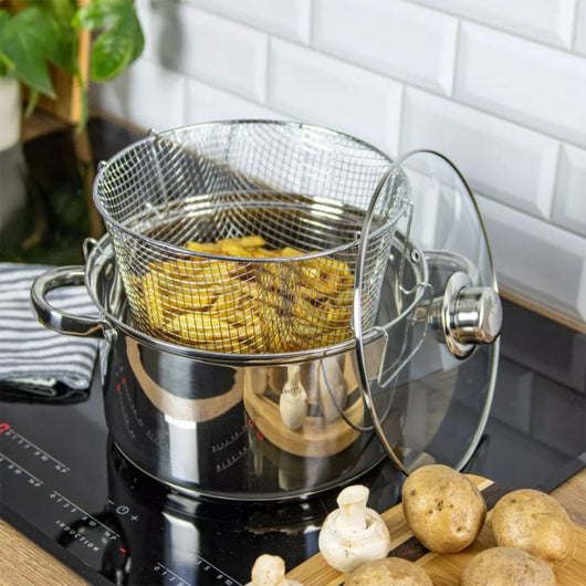 Pentola multifunzione Kinghoff KH-1630 da 5,5 l con cestello per friggere