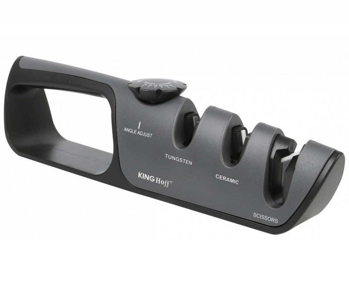 Affilatrice per coltelli e forbici Kinghoff KH-1636 con fessure regolabili