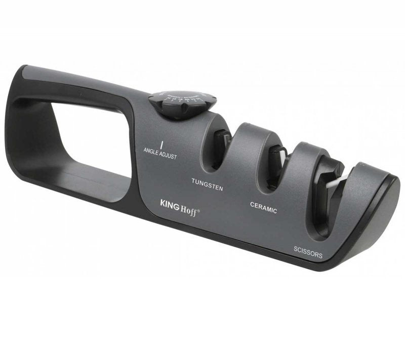 Affilatrice per coltelli e forbici Kinghoff KH-1636 con fessure regolabili