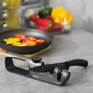 Affilatrice per coltelli e forbici Kinghoff KH-1636 con fessure regolabili