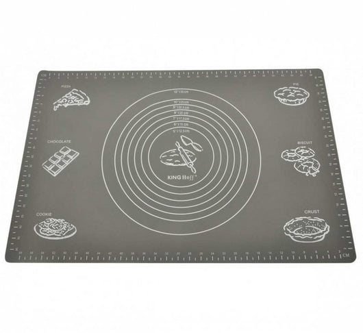 Kinghoff KH-1627 Tappetino impastatore in silicone antiaderente 60x40 cm