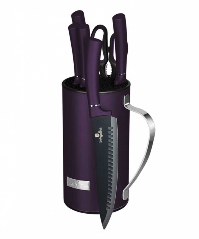 Berlinger haus BH-2584 Set di coltelli in acciaio inossidabile da 7 pezzi in blocco