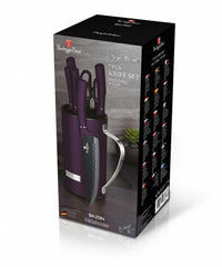 Berlinger haus BH-2584 Set di coltelli in acciaio inossidabile da 7 pezzi in blocco