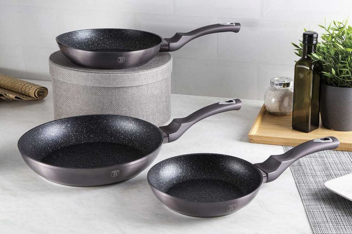 Berlinger haus BH-6903 Carbon Pro Granite Set di padelle antiaderenti