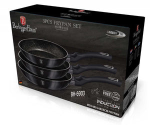 Berlinger haus BH-6903 Carbon Pro Granite Set di padelle antiaderenti