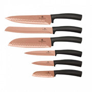 Berlinger haus BH-2648 Set di coltelli da cucina in oro rosa - Acciaio inossidabile di alta qualità