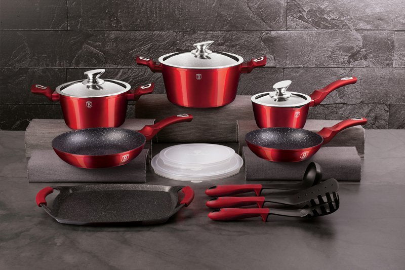 Berlinger haus BH-6781 Set di pentole in granito - Pentole e padelle antiaderenti
