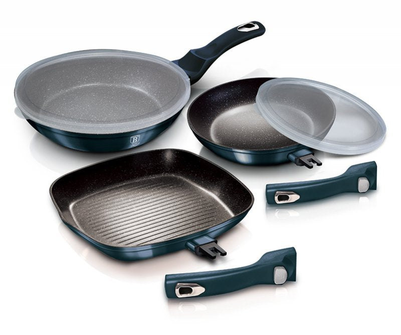 Berlinger haus BH-7049 Set di 3 padelle rivestite in granito